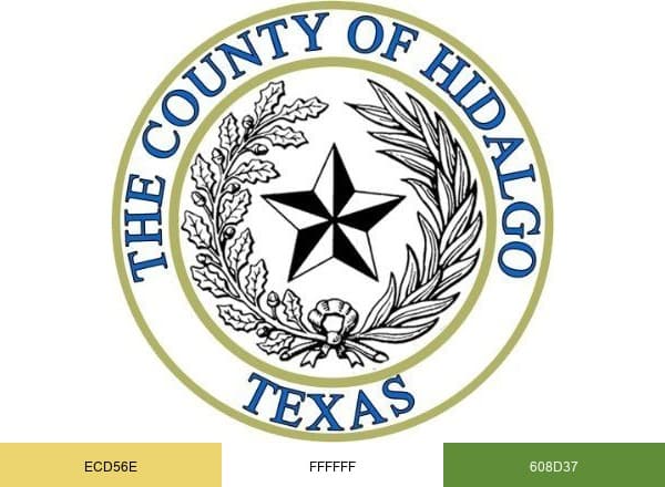 Hidalgo County brand color palette