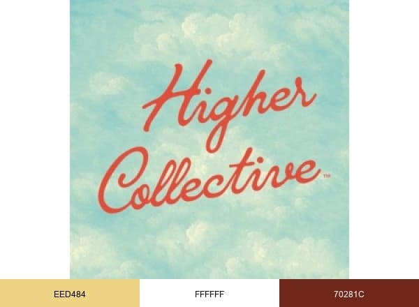Higher Collective Stores brand color palette