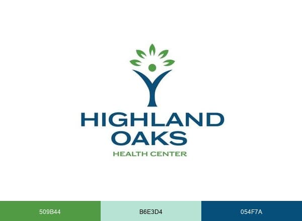 Highland Oaks HC brand color palette