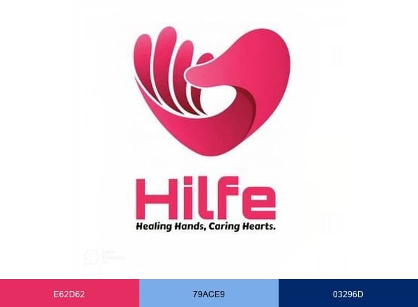 Hilfe Nursing Services brand color palette