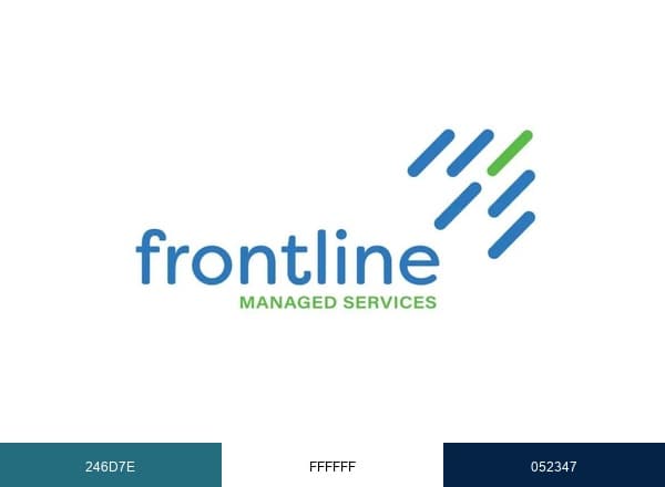Frontline Managed Services brand color palette