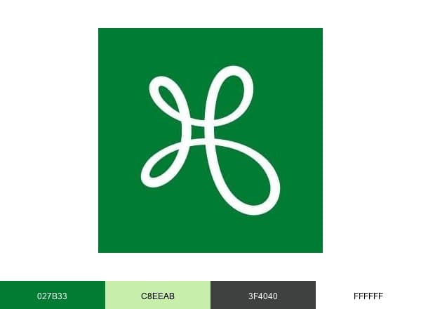 Hinge Health brand color palette