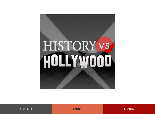 History vs Hollywood brand color palette