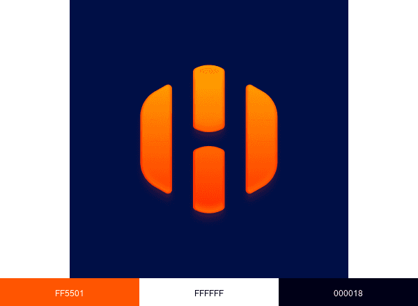 Hiveon brand color palette