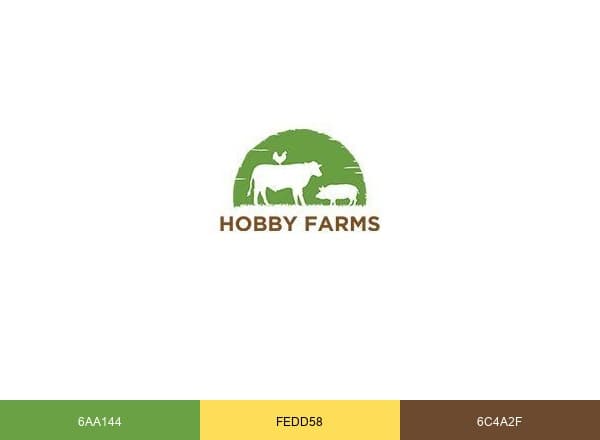 Hobby Farms brand color palette