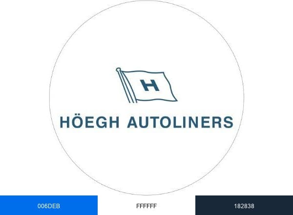 Höegh Autoliners brand color palette