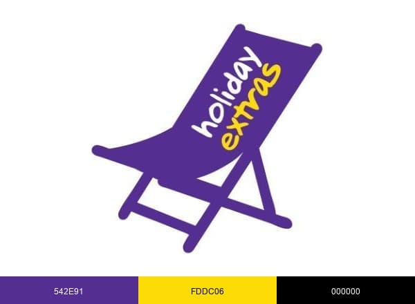 Holiday Extras brand color palette