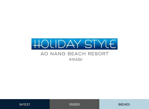 Holiday Style Ao Nang Beach Resort brand color palette