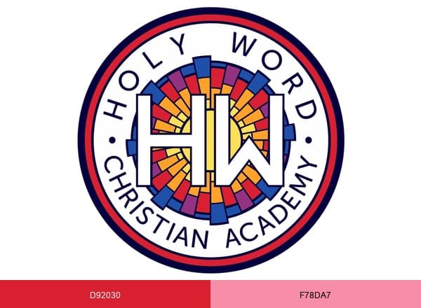 Holy Word Christian Academy brand color palette