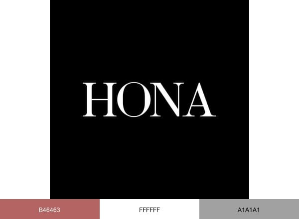HONA brand color palette