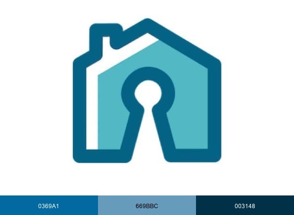 Home Title Lock brand color palette