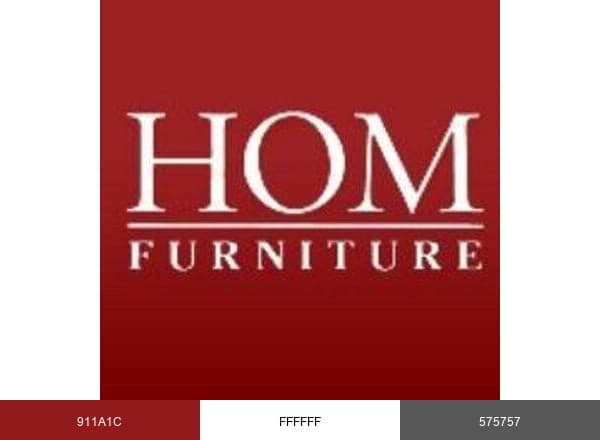 HOM Furniture brand color palette