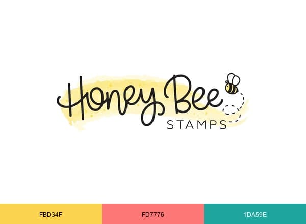 Honey Bee Stamps brand color palette