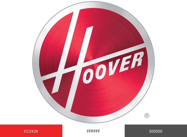 Hoover Vacuums North America brand color palette