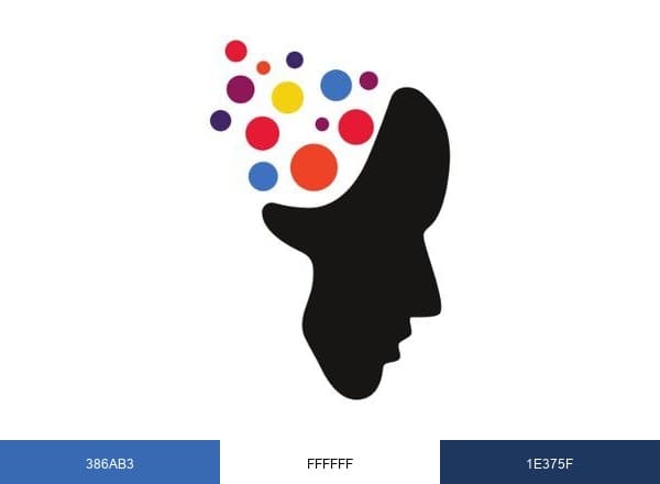 Johns Hopkins Psychedelic Research Center brand color palette