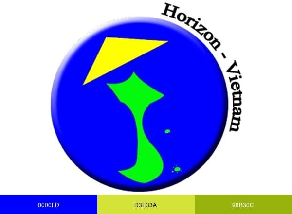 Horizon Vietnam Travel brand color palette