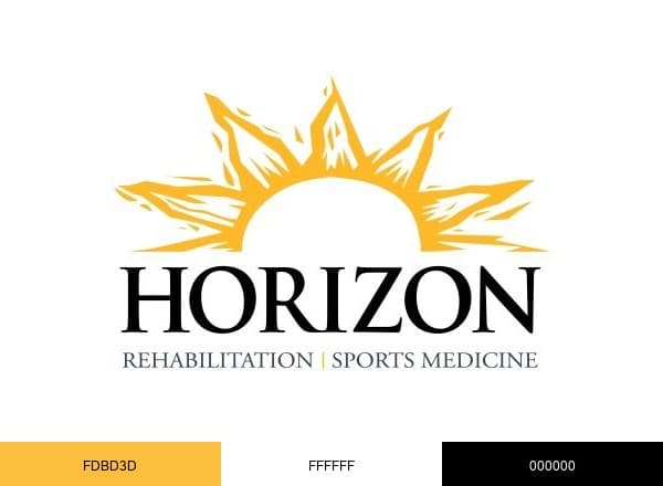Horizon Rehabilitation And Sports Medicine brand color palette