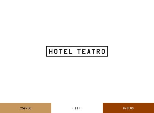 Hotel Teatro Denver brand color palette
