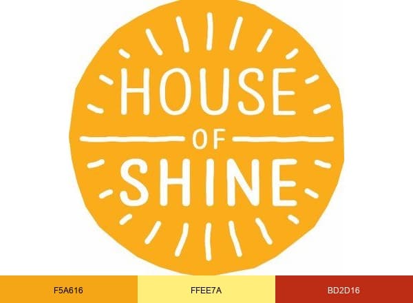 House of Shine brand color palette