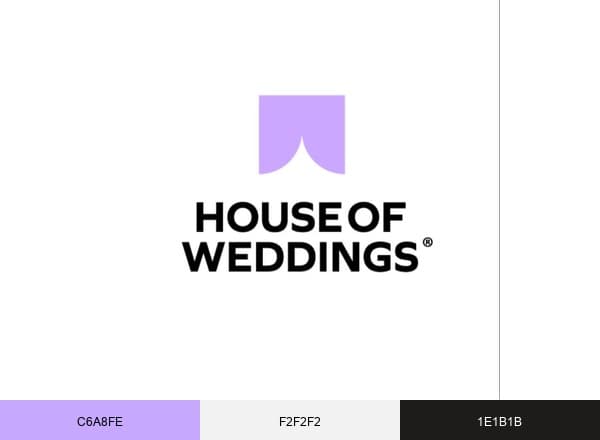 House of Weddings brand color palette