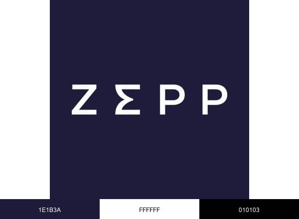 Zepp Health brand color palette