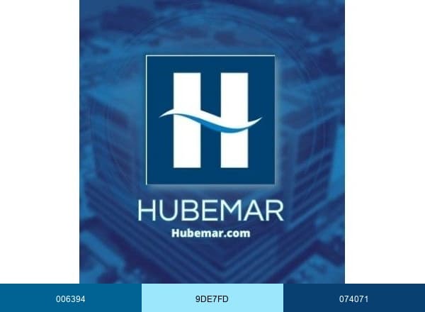 Hubemar Trade agency brand color palette