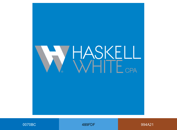 Haskell & White LLP brand color palette