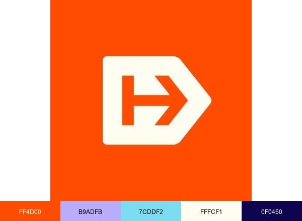Hyperakt brand color palette