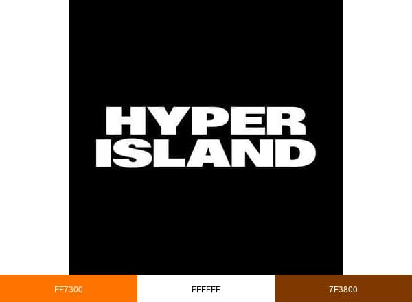 HYPER ISLAND brand color palette