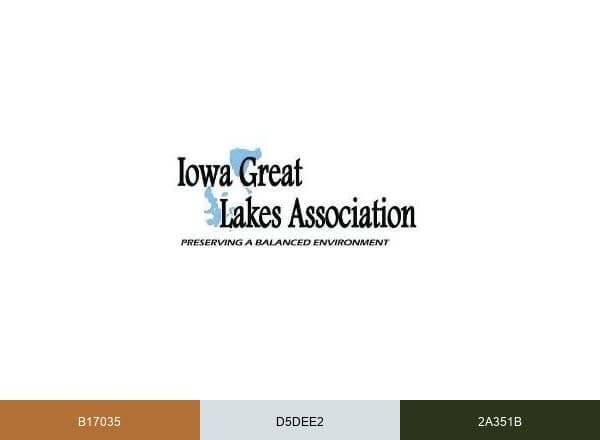 IowaGreatLakesAssoc. brand color palette