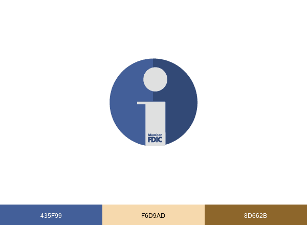 IBERIABANK brand color palette