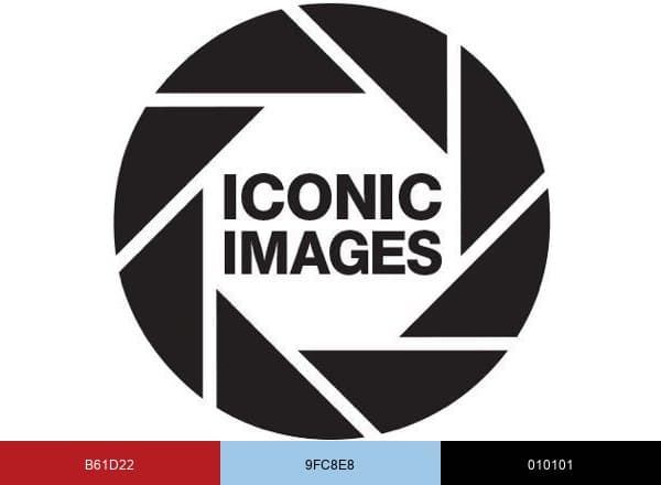 Iconic Images Gallery brand color palette