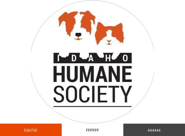 Idaho Humane Society brand color palette