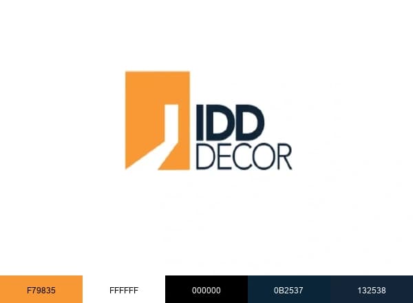 IDD Decor brand color palette