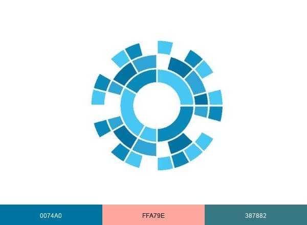 Institute for Disease Modeling brand color palette