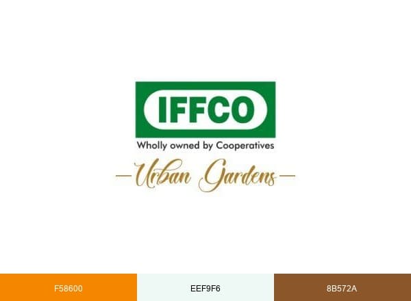 IFFCO Urban Gardens brand color palette