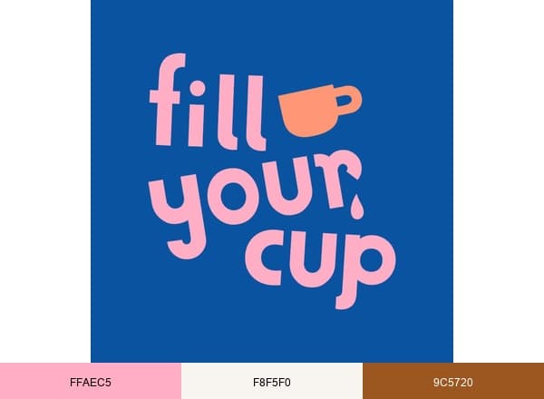 Fill Your Cup brand color palette