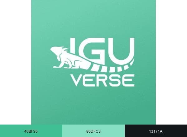 IguVerse ๐ฆ Public Beta Live brand color palette