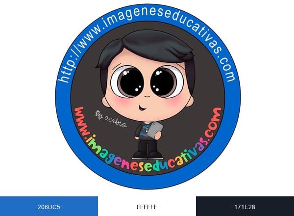 Imagenes Educativas brand color palette
