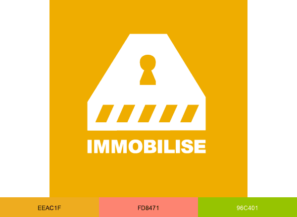Immobilise brand color palette