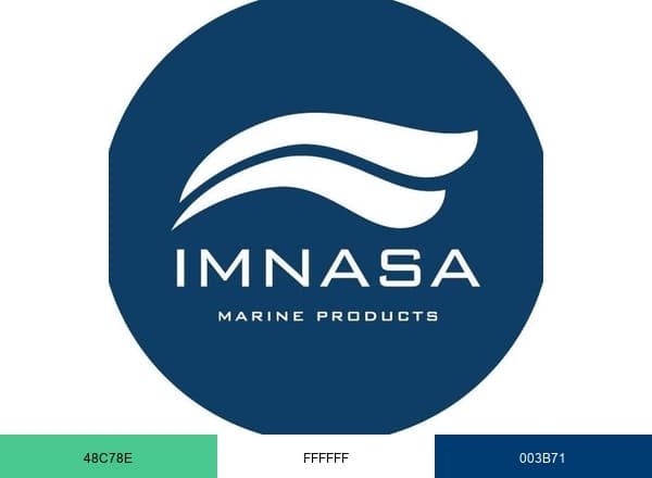 Imnasa Marine Products brand color palette
