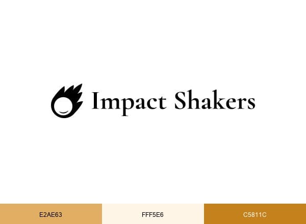 Impact Shakers brand color palette