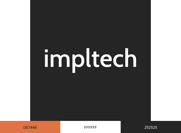 Impltech brand color palette