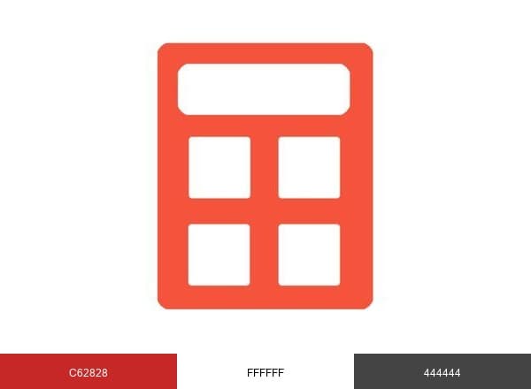 Inch Calculator brand color palette