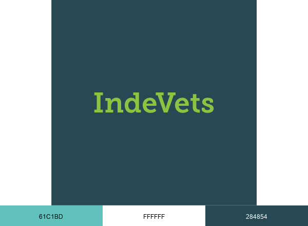 IndeVets brand color palette