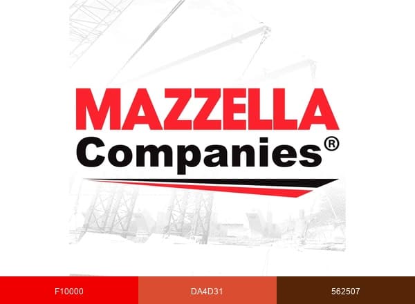 Mazzella Companies brand color palette