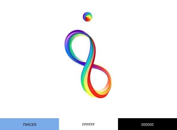 Infinite Healing Wellness brand color palette