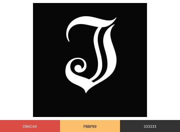 Inked Cover brand color palette