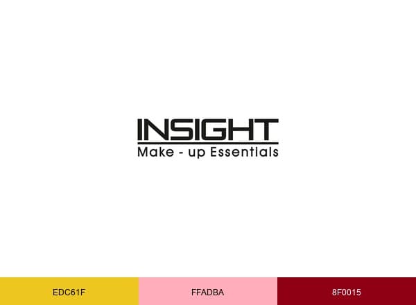 Insight Cosmetics brand color palette