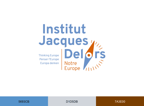 Jacques Delors Institute brand color palette